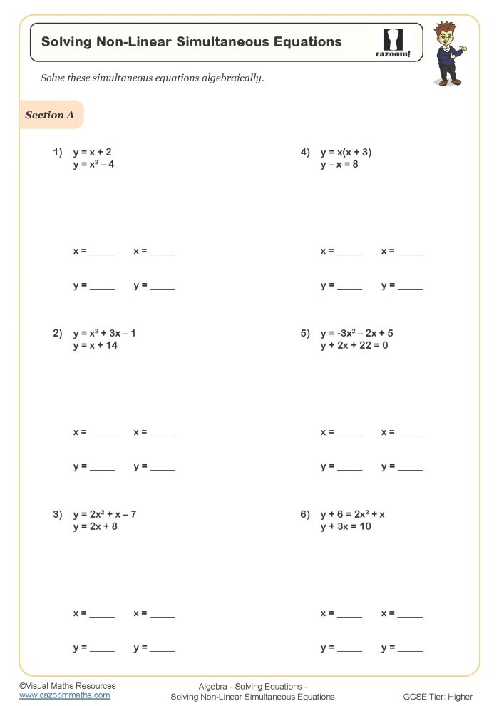 Students sorting cards showing tables, graphs, and equations to identify linear and nonlinear functions