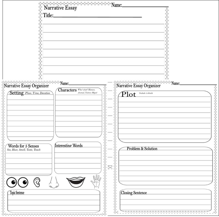 Literary Essay Graphic Organizer for fourth graders to structure their writing