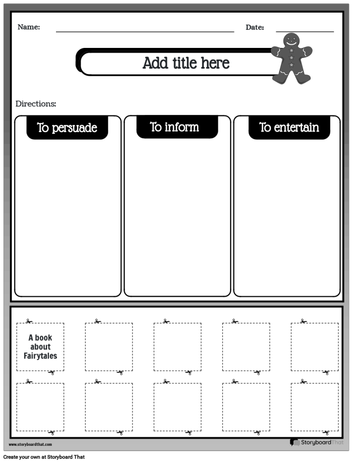 Author’s Purpose worksheet for analyzing nonfiction texts, image 25 Sixth grade student completing an Author’s Purpose worksheet focused on literary nonfiction