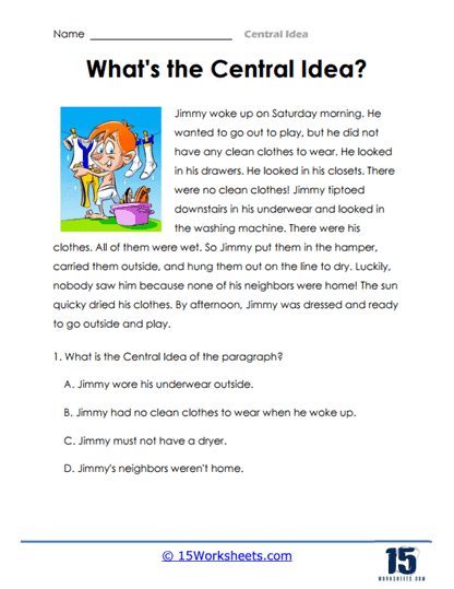 Central Ideas Writing Prompts for Literary Nonfiction Worksheet Image Literary nonfiction response prompt worksheet for sixth graders focusing on central ideas