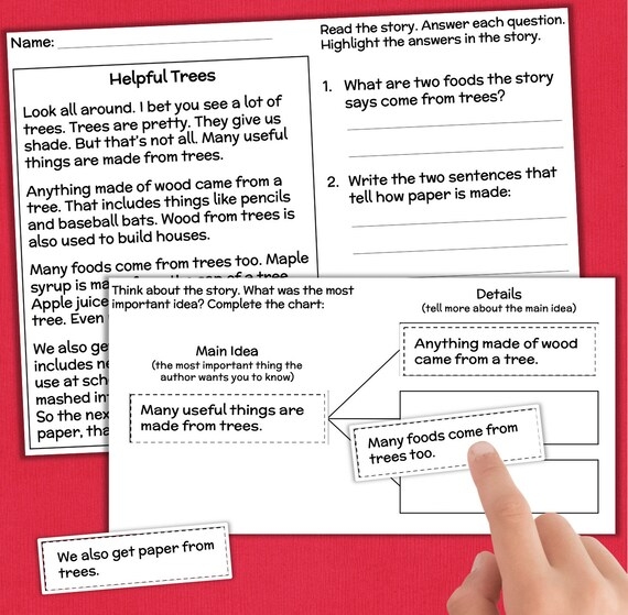 Central Ideas Writing Worksheet for Sixth Grade Readers Students analyzing central ideas in a literary nonfiction response worksheet