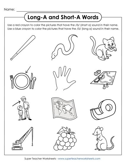 Long A sound train worksheet for early readers number 20 First Grade Long A Rhymes worksheet featuring reading and writing activities