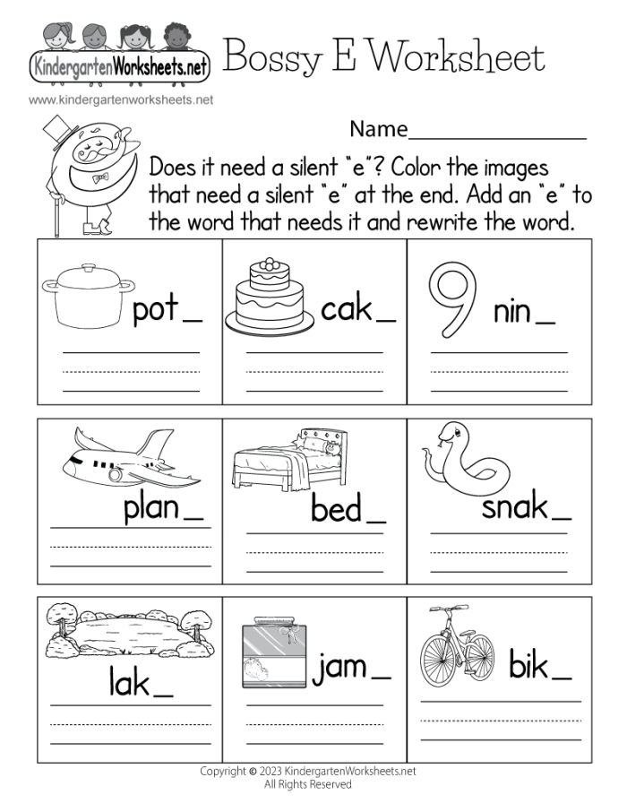 Long E Words Activity Sheet for Beginning Readers Grade 1 First grade long e sound words sorting worksheet with pictures and text