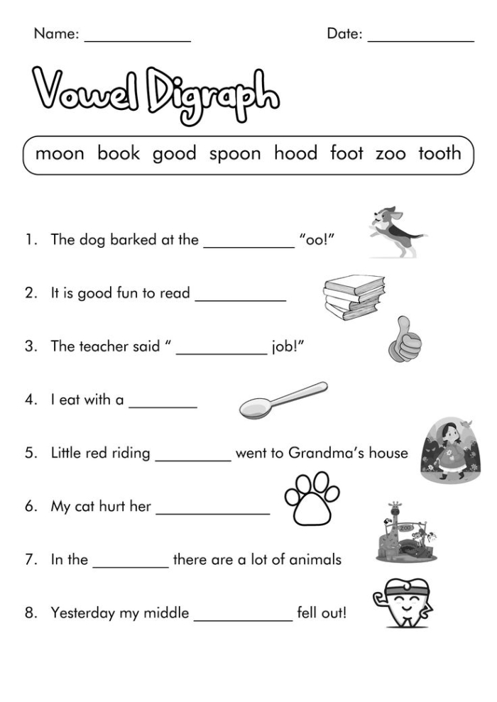 Hands-on Roll a Word activity for practicing long E sounds in Grade 1 First Grade worksheet focusing on long E vowel digraphs in word building