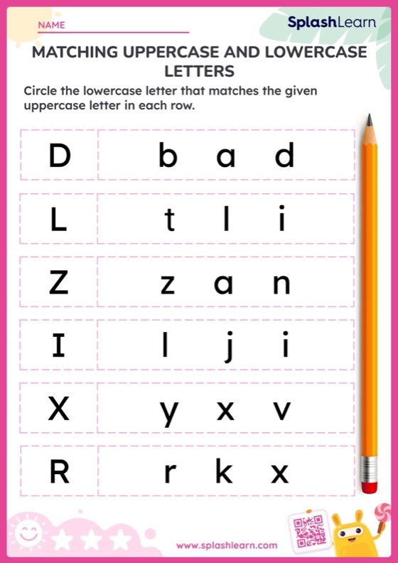 Lowercase s letter recognition activity for young learners, image 7 Pre-K worksheet where children identify lowercase letter s with a snail theme