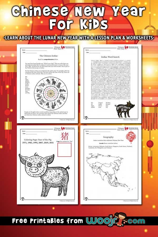 Engaging Chinese New Year math activity worksheet with zodiac-themed questions for young learners First Grade Chinese Zodiac Math worksheet featuring time and money problems for Lunar New Year