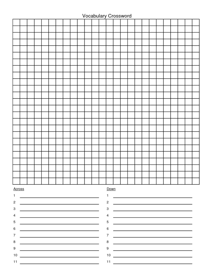 Crossword puzzle worksheet for fourth graders focusing on multiplication skills