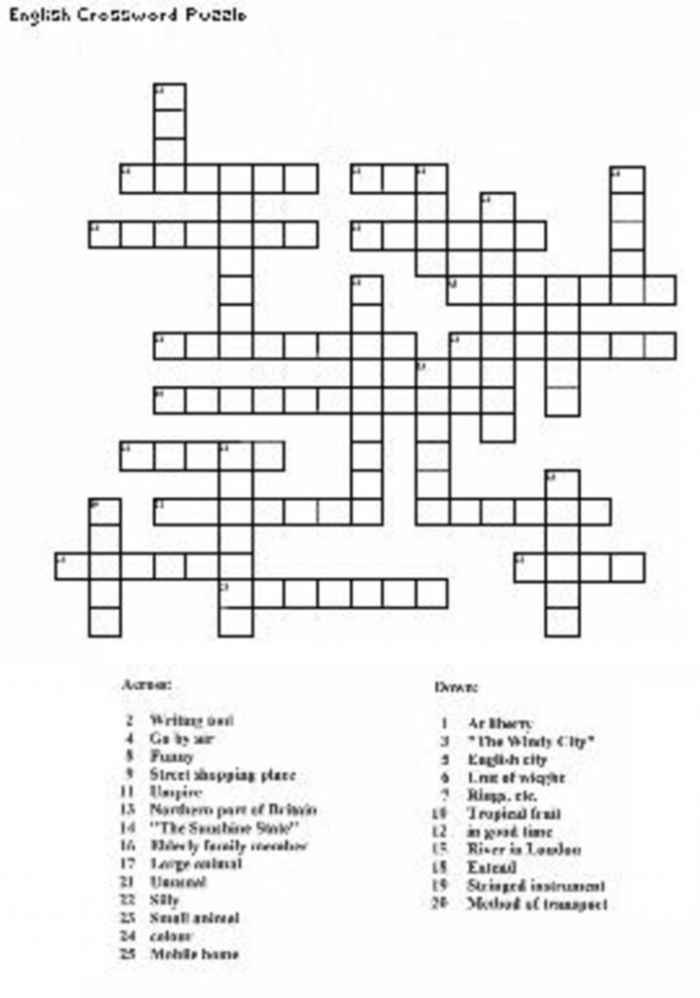 A fourth-grade student creating their own multiplication crossword puzzle worksheet