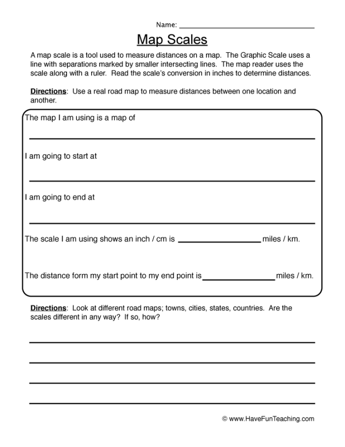 Map Scale worksheet designed for young learners in second grade Second Grade phonics worksheet focusing on map scale concepts for kids