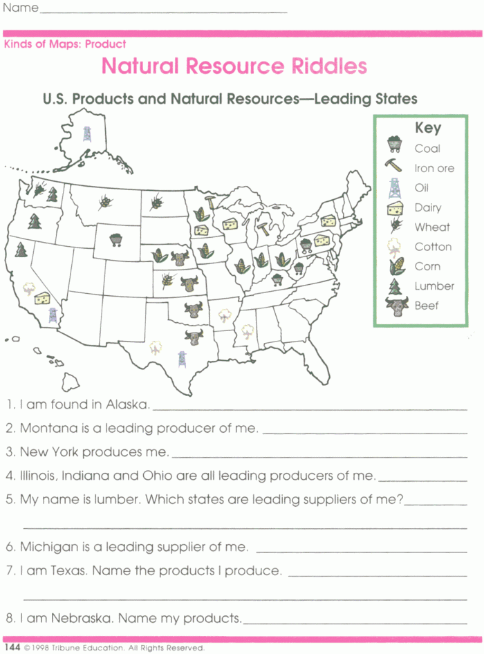 Map Scales practice worksheet designed for fourth graders to master map reading concepts Fourth grade worksheet focusing on understanding map scales for geography skills