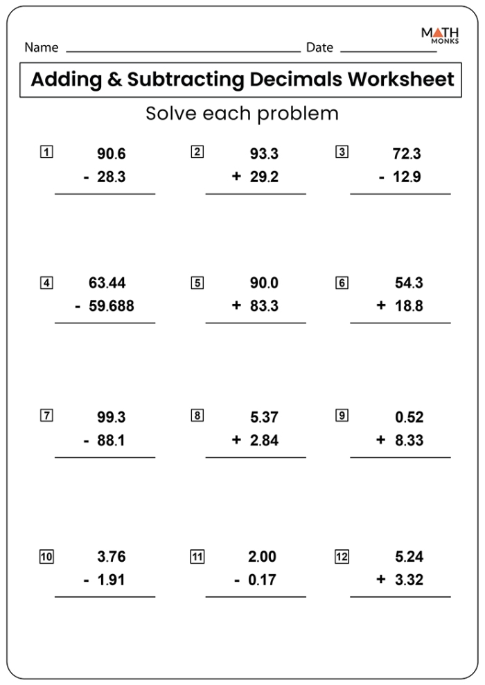 Math Riddles worksheet for third graders focusing on addition and subtraction skills