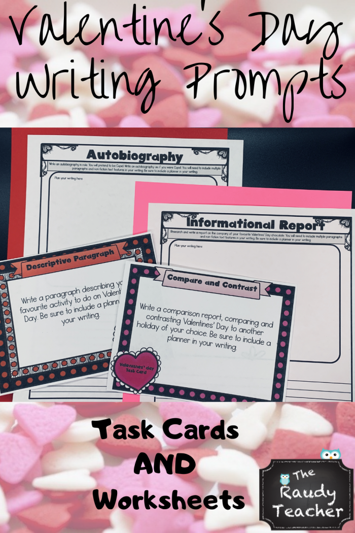 Fourth grade students engaging with persuasive writing prompt cards focused on measurement topics