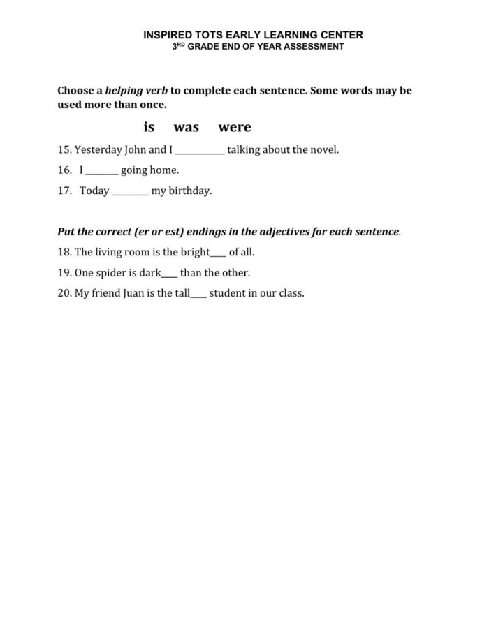 End of Year Check-in worksheet focusing on measurement and comparison skills for second graders Second grade student measuring objects with a ruler in inches and centimeters for an end of year assessment