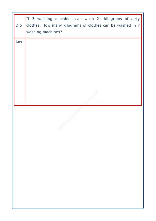 Merchandise multiplication worksheet for fourth graders featuring real-life word problems