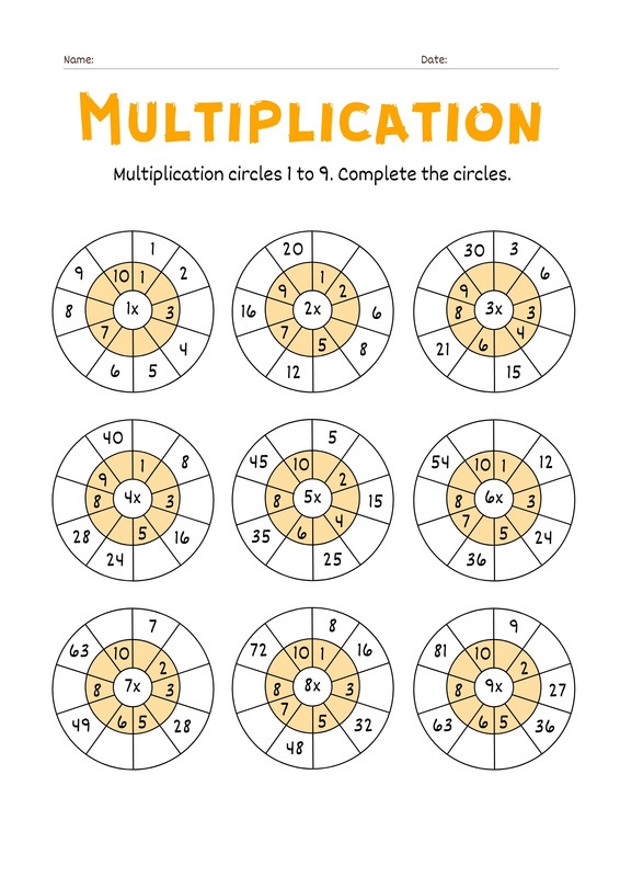 Merchandise multiplication worksheet for fourth graders with real-life word problems