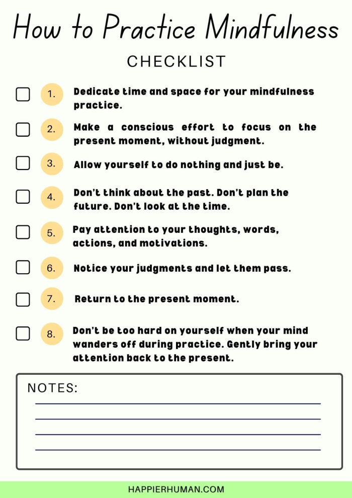 Mindfulness techniques worksheet for sixth graders focusing on social-emotional learning