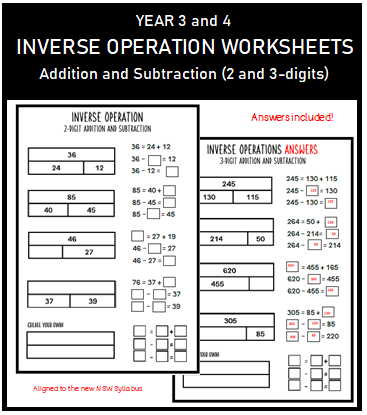 Worksheet for practicing inverse subtraction skills in first grade students, image 16 First Grade Inverse Subtraction Practice worksheet focusing on missing number problems