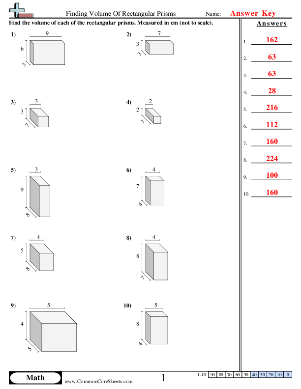 Worksheet image showing students building shapes with sugar cubes to explore volume concepts