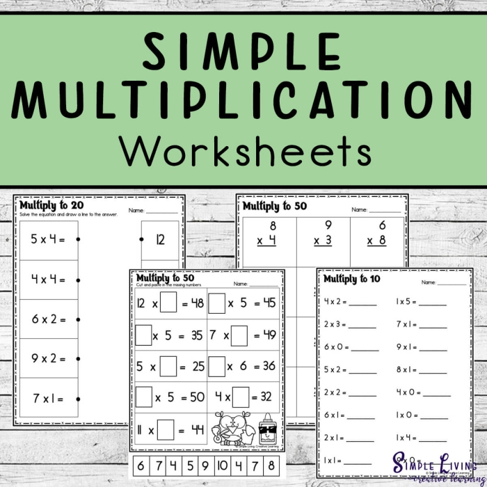Engaging multiplication practice worksheet for third graders with fun design Third grade simple multiplication worksheet with playful phonics theme