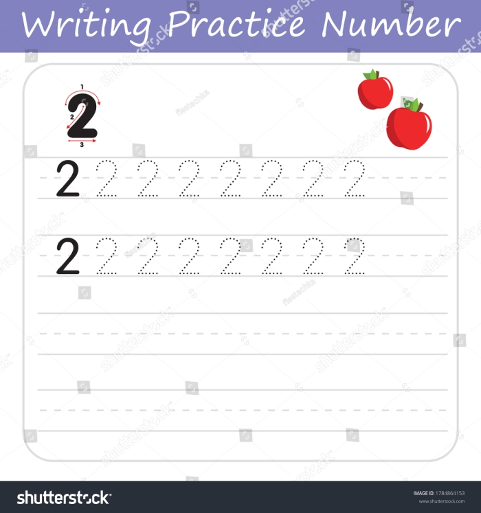 Engaging early math activity to help children master the number two in a life science context Practice writing and counting the number two with this fun worksheet for Pre-K life science learners