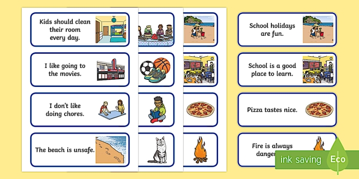 Fourth Grade students using Persuasive Writing Prompt Cards worksheet to practice opinion writing