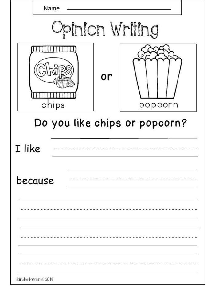 Worksheet page 22 for planning and drafting an opinion piece in reading class Third grade students completing the In My Opinion Writing Guide worksheet to organize their thoughts