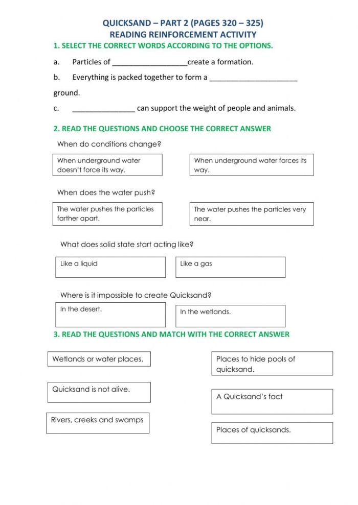 Island-themed past tense practice worksheet for Time and Money category, image 13 Fourth Grade Past Tense Quicksand worksheet with an island adventure theme