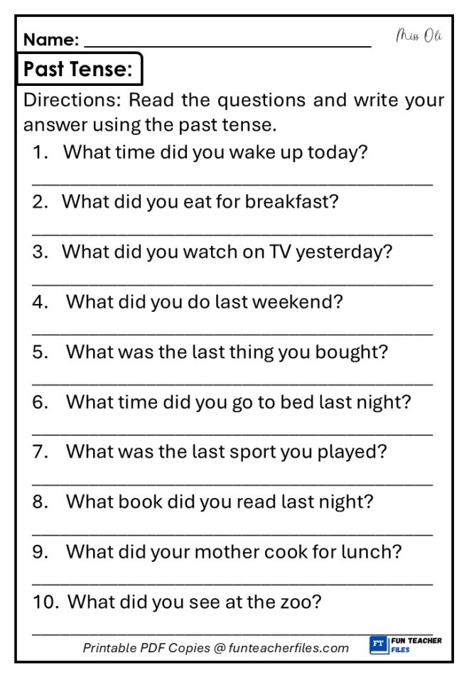 Engaging island-themed past tense practice worksheet for fourth graders number 7 Fourth Grade Past Tense Quicksand worksheet with an island adventure theme