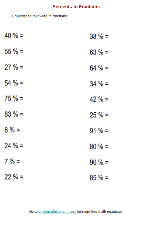 Chocolate Factory Percentages Practice Worksheet for 6th Grade Students, Image 20 Sixth grade worksheet featuring chocolate factory-themed percentage problems