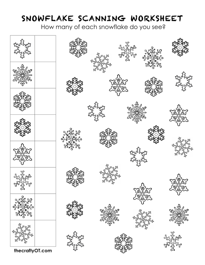 Fourth grade student working on a Winter Temperatures phonics worksheet focusing on data charting