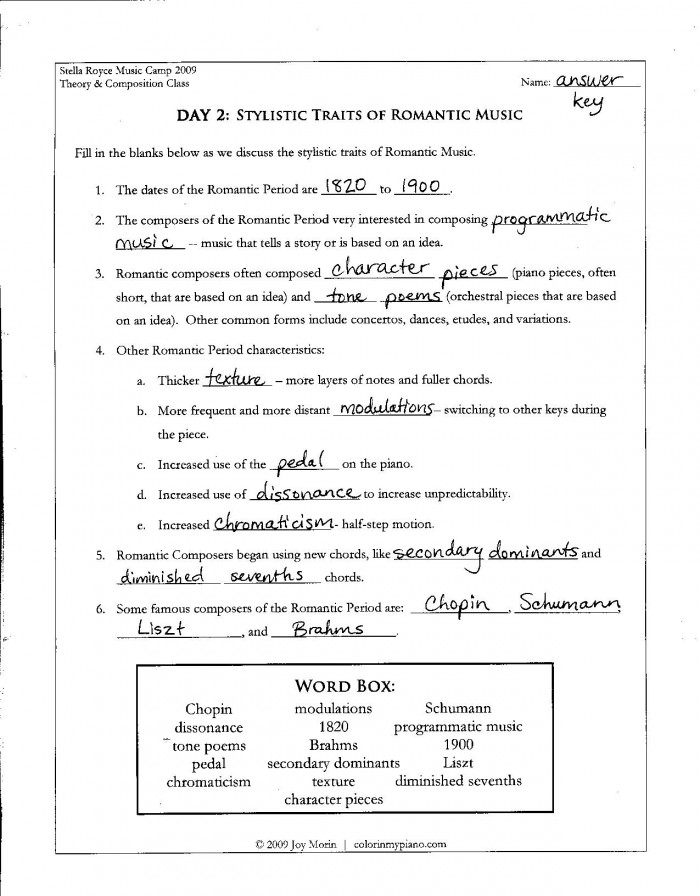 History of the Piano educational worksheet for grade 4 students, image 25 Fourth grade worksheet exploring the history and origins of the piano