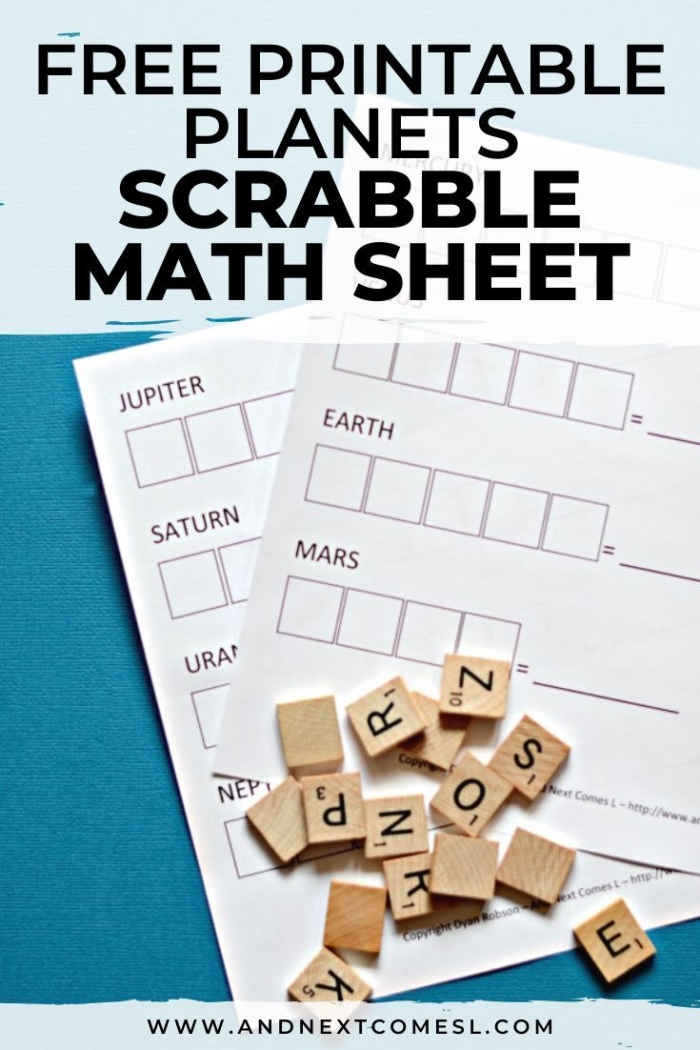 Scrambled planets activity sheet for third grade science learners 14 Third grade worksheet with scrambled planet names for kids to solve