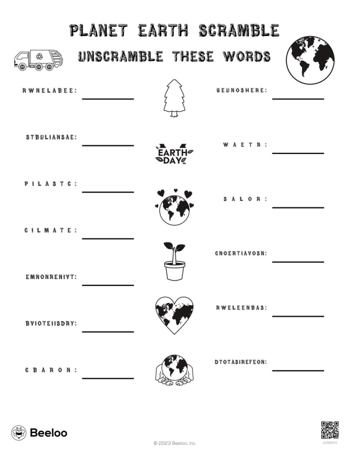 Fun science activity featuring mixed-up letters of planet names for third graders Third grade worksheet with scrambled planet names for kids to unscramble and learn