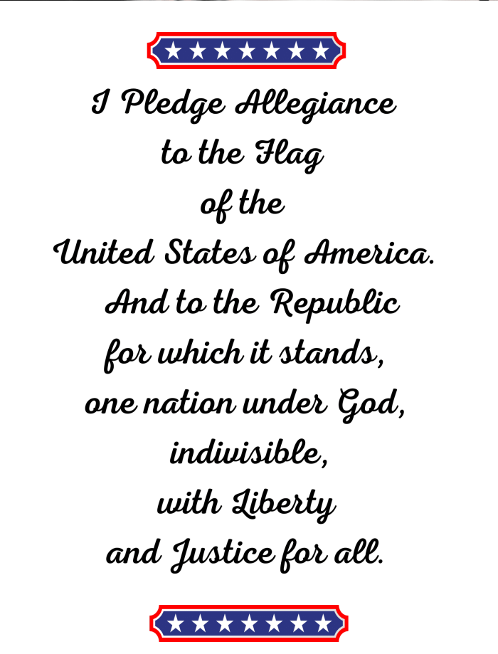 Pledge of Allegiance Coloring Sheet for Beginning Readers First grade students color and learn the Pledge of Allegiance with this interactive phonics worksheet activity