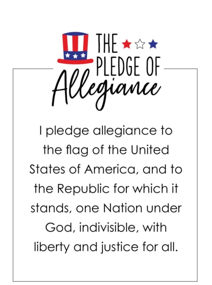 Pledge of Allegiance Coloring Sheet for Beginning Readers First grade students coloring and learning the Pledge of Allegiance with phonics activities