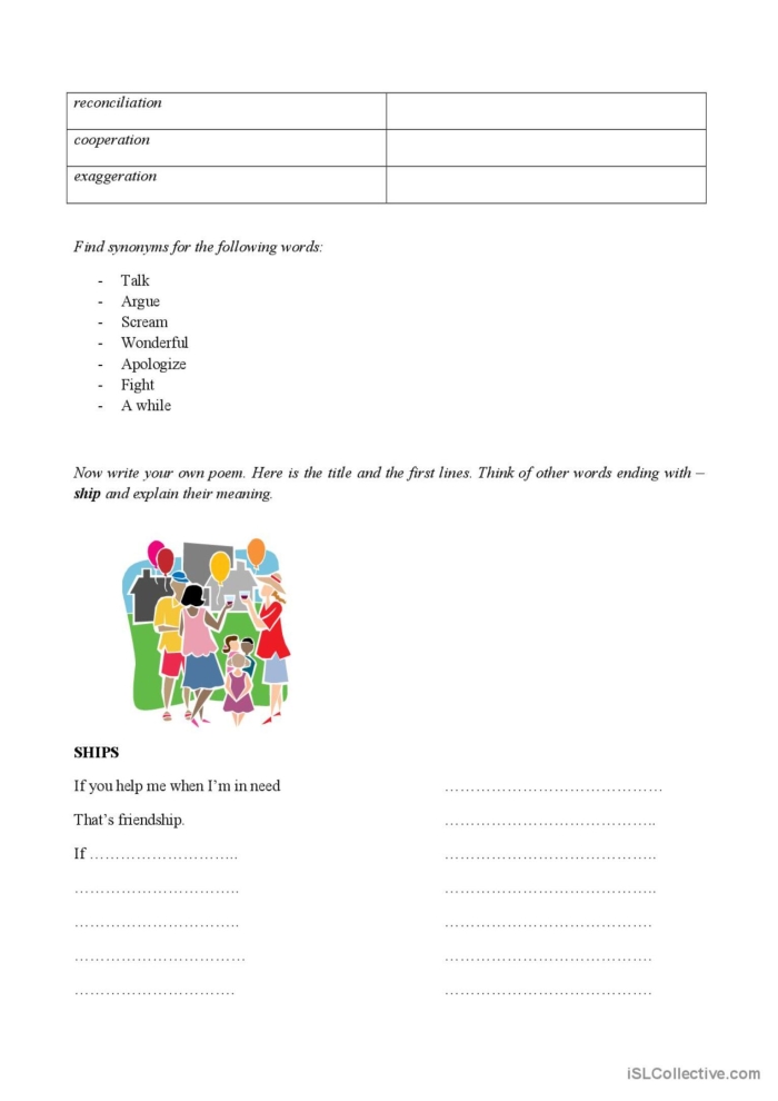 First Grade student completing the What's Up with This Poem worksheet analyzing poem structure
