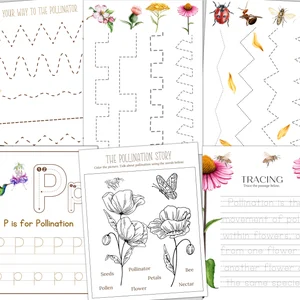 Flowers in Love Pollinators Word Search worksheet for fourth graders exploring plant seed spreading