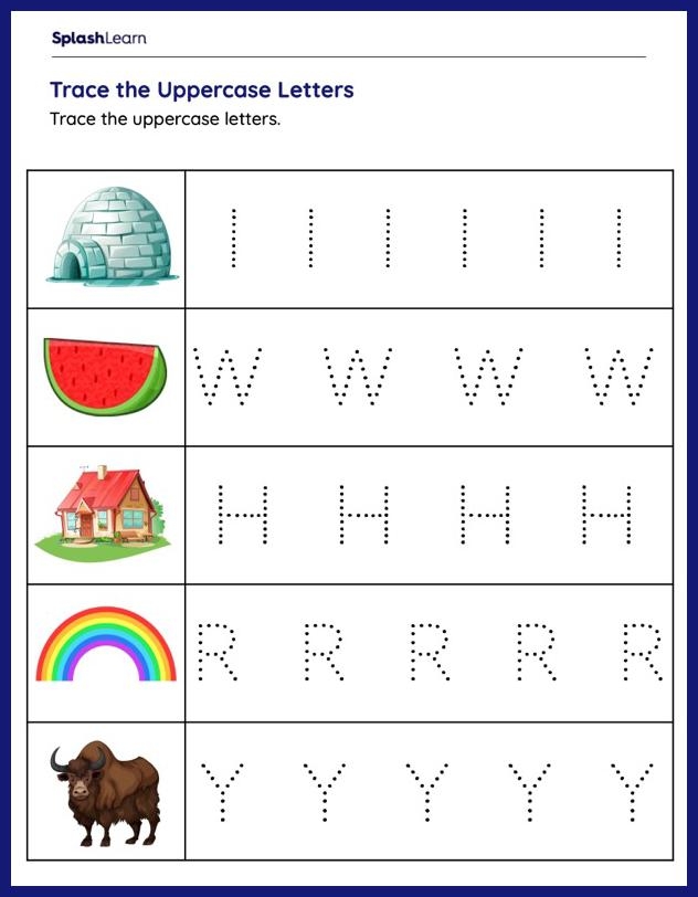 Spanish worksheet for Pre-K Worksheet for practicing tracing the letter Y, designed for Pre-K children to enhance fine motor skills. Practice Tracing the Letter Y worksheet for Spanish learners in Pre-K.