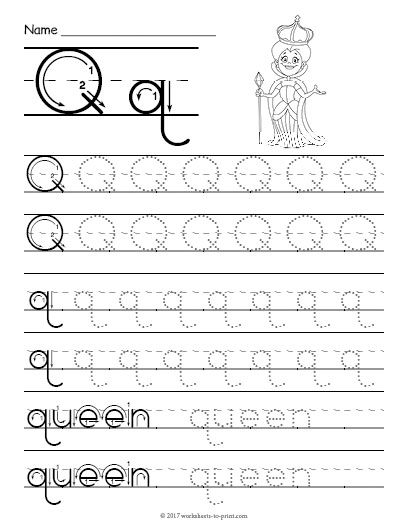 Fun phonics worksheet designed to help children master letter tracing Tracing Letters Q and S worksheet for Pre-K handwriting practice
