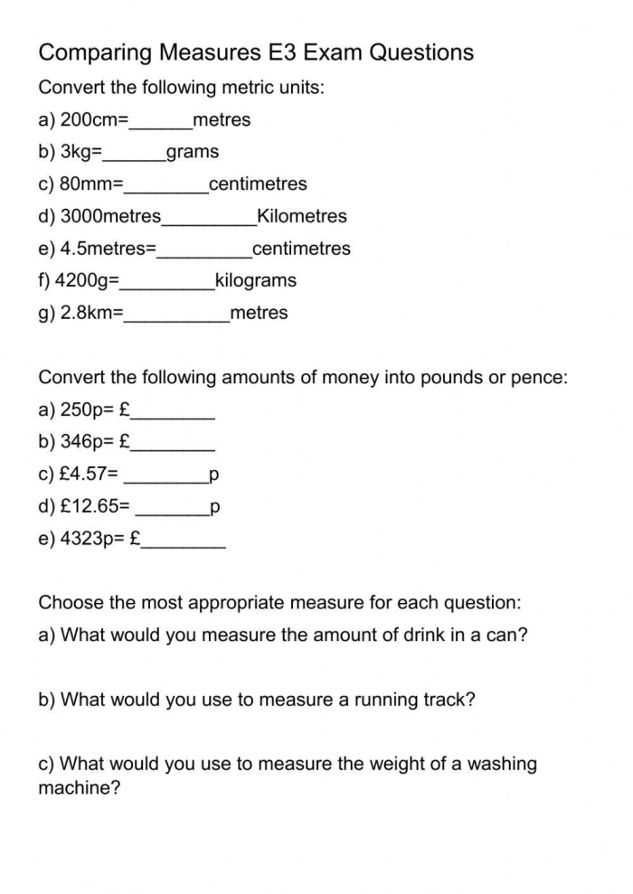 Measurement Comparison Assessment for Pre-K Students Worksheet for measuring and comparing lengths in a subtraction context