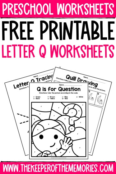 Engaging worksheet for Pre-K students focusing on the letter Q with fun activities