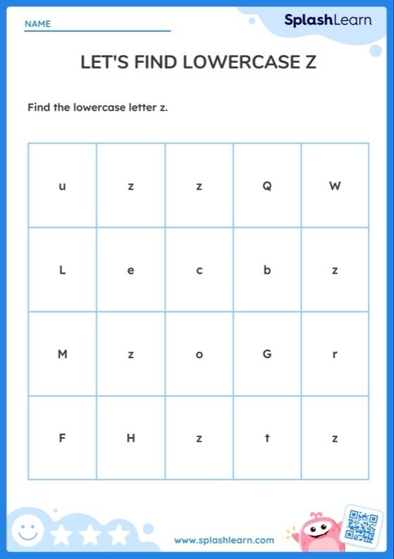 Worksheet for preschoolers focusing on the letter Z, featuring fun activities for letter identification and writing. Get Ready for Reading: All About the Letter Z worksheet for Pre-K learners.