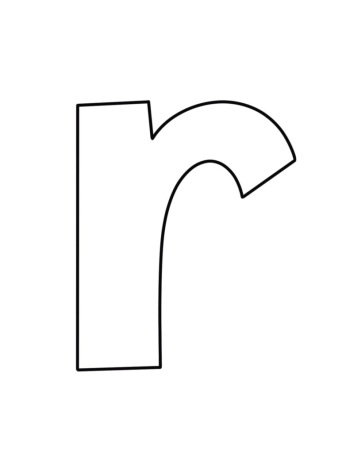 Engaging activity to enhance letter recognition skills in young children Worksheet for finding lowercase r's with a rabbit illustration for Pre-K learners