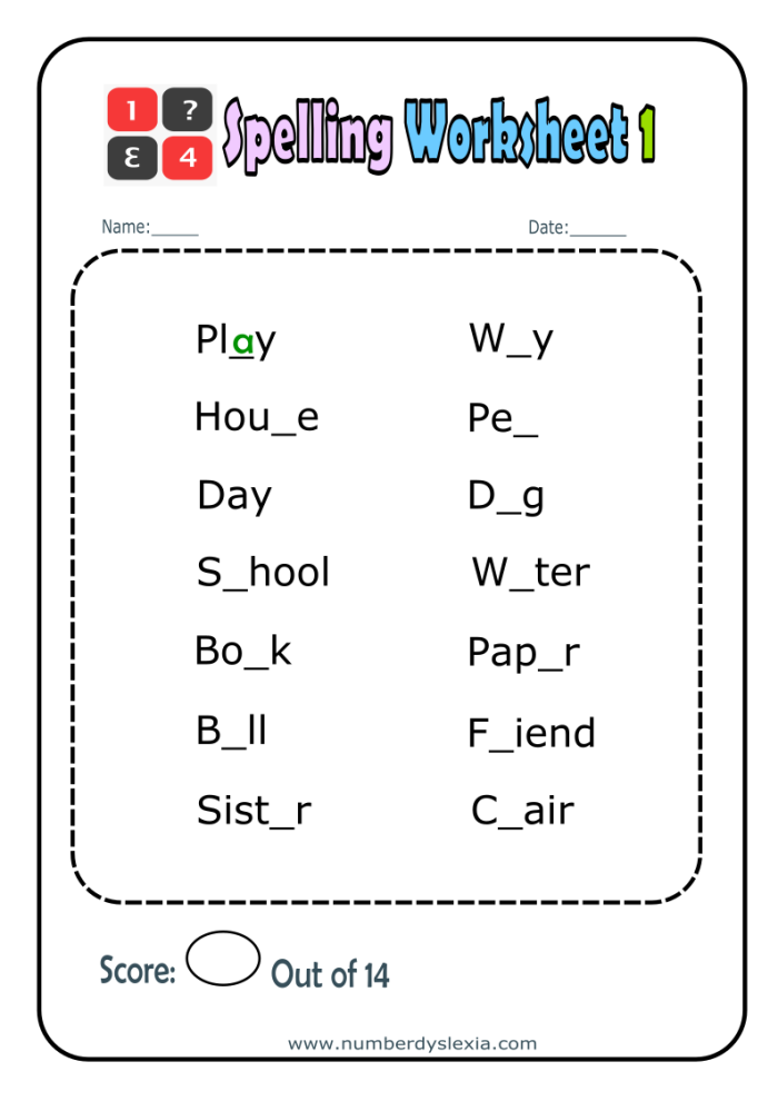 Can You Spell That? worksheet for early learners in measurement activities Worksheet featuring spelling practice for Pre-K students on measuring skills