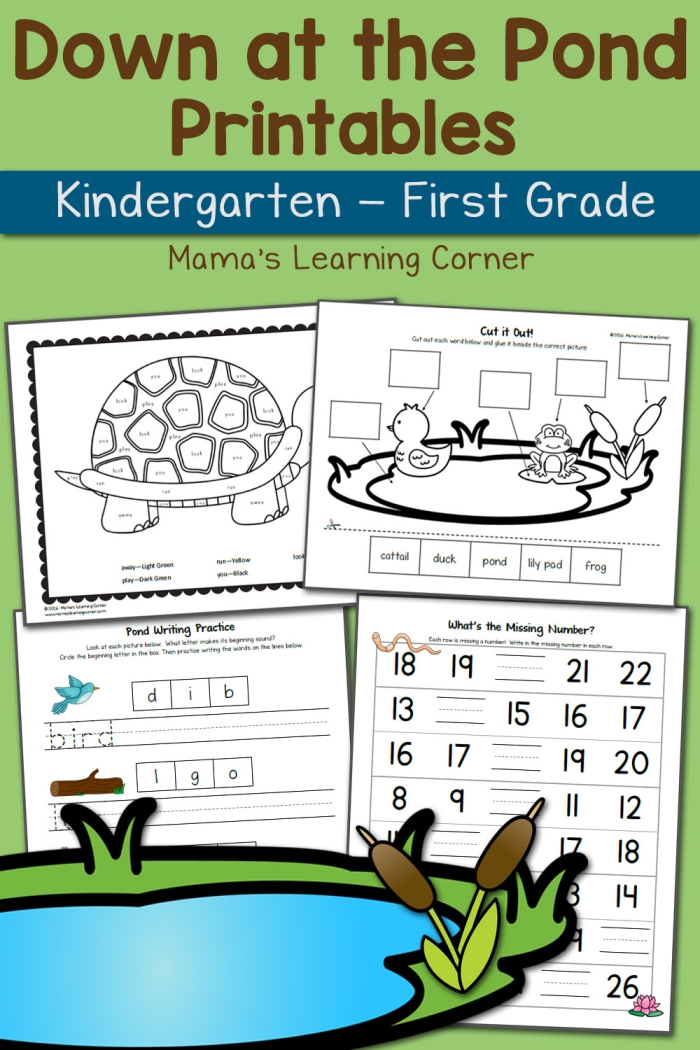 Educational resource image for Prefix Pond worksheet on grammar and mechanics Worksheet featuring Prefix Pond for fifth-grade students learning about prefixes