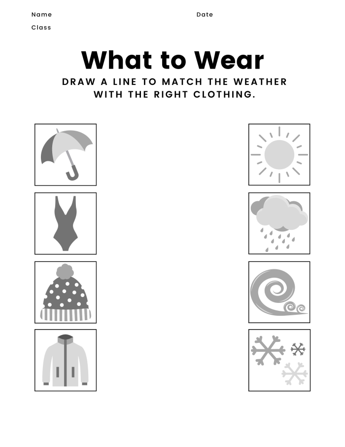 Worksheet 20 for Pre-K learners featuring basic Chinese weather terms and pictures Children practicing Chinese weather vocabulary with colorful illustrations on worksheet 20