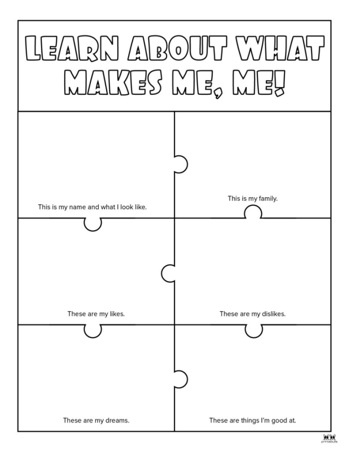 Getting to Know You writing activity worksheet number 23 for young learners All About Me and You worksheet for Pre-K kids practicing comparisons