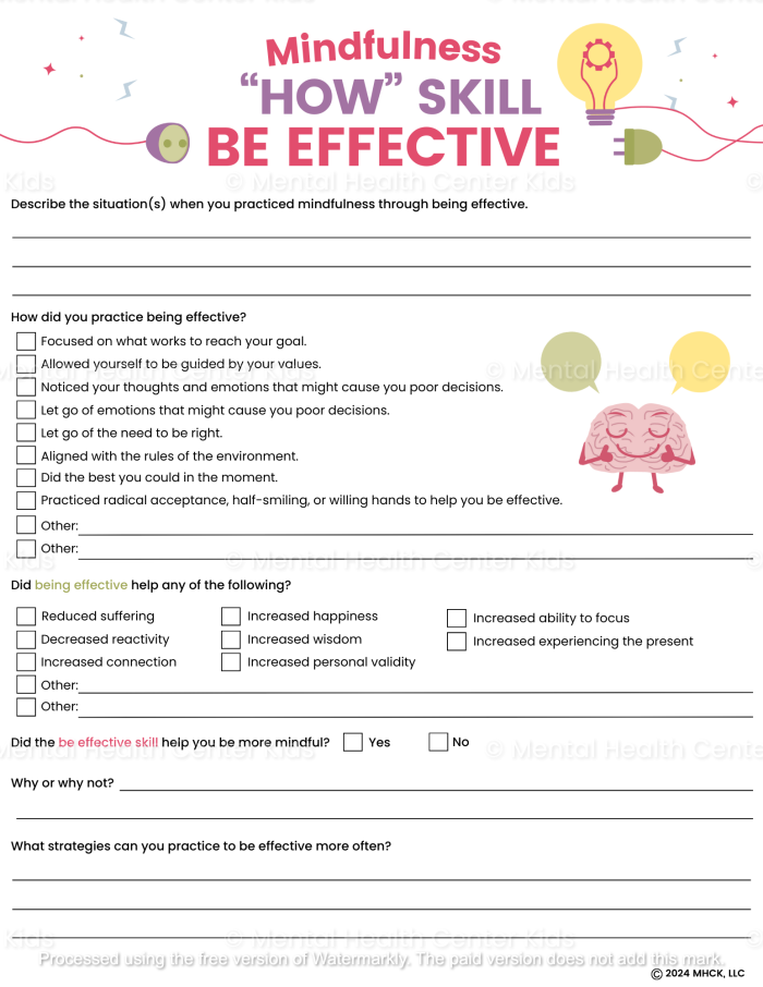Mindfulness feelings cards worksheet for Pre-K children exploring emotion words