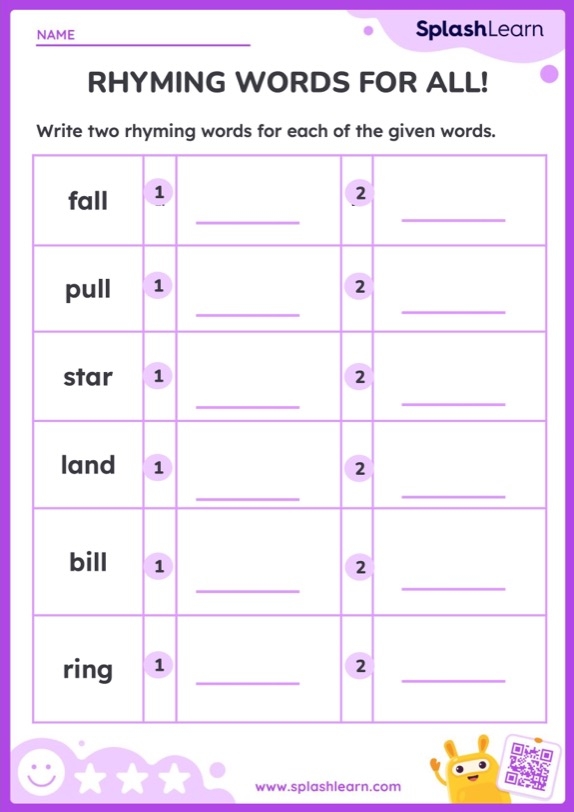 German Rhyming Word Pairs activity for early literacy learners, worksheet 20 Pre-K children matching rhyming words on a German phonics worksheet
