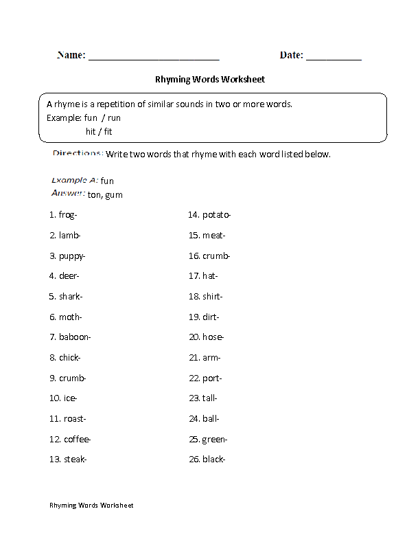 Interactive German rhyming words activity for early learners worksheet 11 Pre-K children practicing rhyming word pairs in German with a colorful worksheet